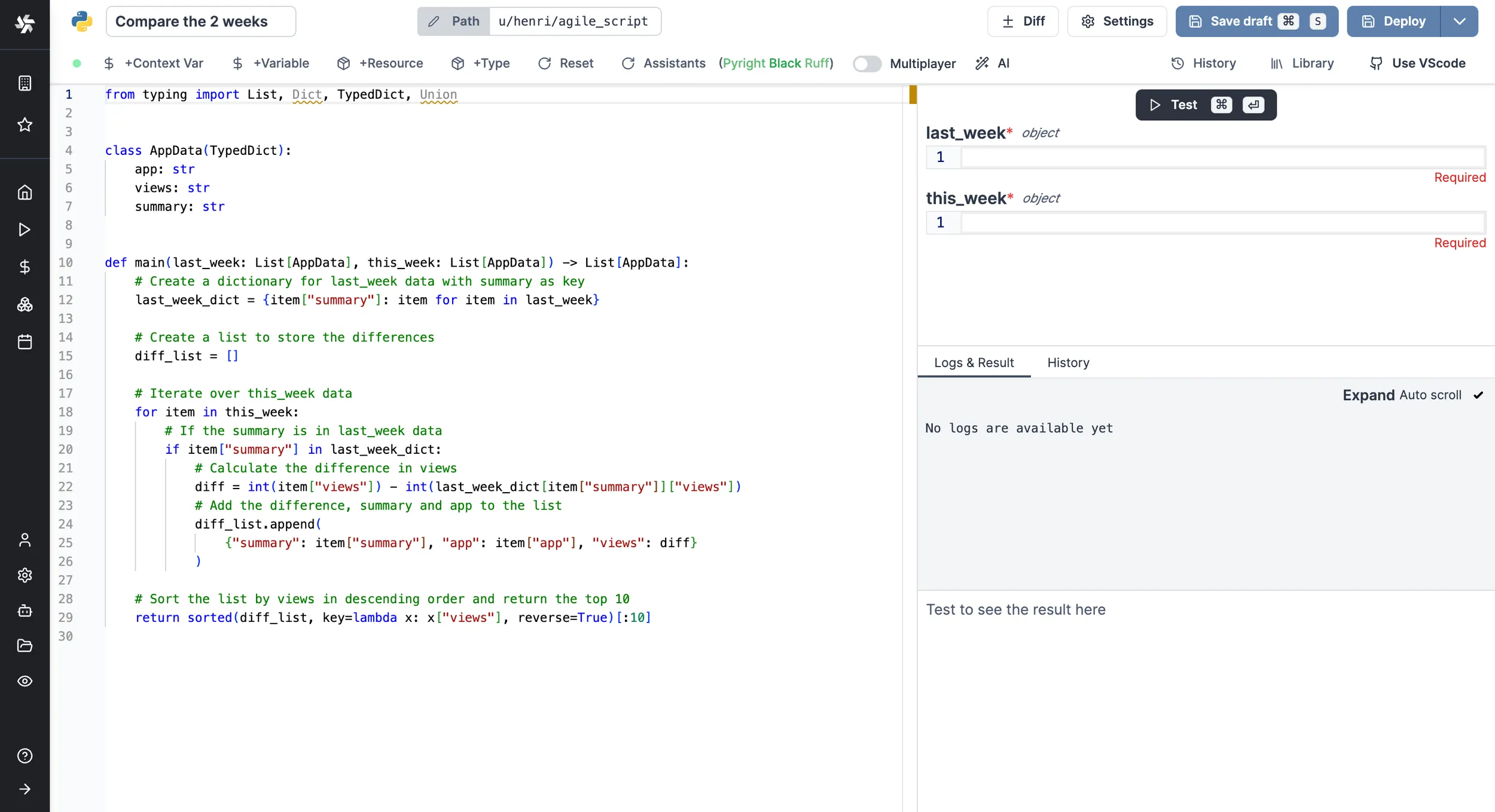 Windmill Own IDE Windmill own IDE